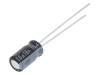URS1C100MDD Конденсатор: электролитический; THT; 10мкФ; 16ВDC; O5x9мм; Шаг: 2мм