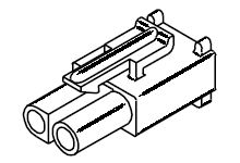 1909-1029, Receptacle housing Poles 2, Molex