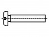 1120328 Винт; M8x25; DIN: 85A; Головка: цилиндрическая; прямой; сталь; цинк