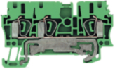 7907400000, ZPE 6/3AN GNYE terminal block yellow / green 0.5...10 mm2, Weidmuller