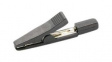 RND 350-00046 Alligator Clip, 2mm, Black 3A