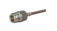 21 N-50-3-8/133 NE RF Connector, N-Type, Brass, Socket, Straight, 50Ohm, Crimp Terminal