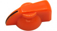 RND 210-00276 Pointer Knob, orange, with line, Diameter19 mm