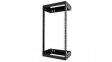 RACK-21U-20-WALL-OA 2-Post Open Frame, Wall Mount, 21U, Steel, 90kg, Black