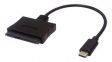 12.02.1162 Converter Cable USB C Plug - SATA 22-Pin Male 500mm Black