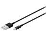 43322, Кабель; USB 2.0; вилка USB A, вилка Apple Lightning; 1м; черный, Goobay