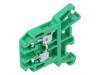 ZUG-G2,5 A11-0075 Соединитель: на рейку; Контактные группы:1; клеммы:2; зеленый