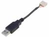 14193, Переходник: кабель / адаптер; вилка USB A, вилка 5pin, Bulgin