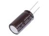 UPM1C682MHD Конденсатор: электролитический; с низким импедансом; THT; 16ВDC