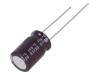 UCA2D100MPD Конденсатор: электролитический; THT; 10мкФ; 200ВDC; O10x16мм; ±20%