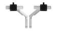 65.210 Viewprime Plus Adjustable Dual Monitor Arm 8.5kg 75x75/100x100 White