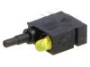 1845.6337 Переключатель: кнопочный; Положения: 2; SPDT; 0,5A/60ВAC; желтый