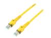 09488484745030, Patch cord; S/FTP; 6a; многопров; Cu; PUR; желтый; 3м; безгалогенный, Harting
