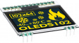 EA OLEDS102-6LGA Дисплей: OLED; графический; 102x64; Размер окна:36x25мм; желтый