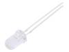 FYL-5014UBC1C, LED; 5мм; голубой; 6000мкд; 15°; Поверхность: выпуклая; Шаг:2,54мм, FORYARD