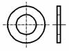 1404849, Шайба; круглая; M4; D=9мм; h=0,8мм; пластмасса; DIN:125A; BN:1074, BOSSARD