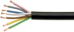LIFYY 3X0.25 MM2 [50 м], Control cable 3 x 0.25 mm\x1a unshielded Bare copper stranded wire black, Kabeltronik