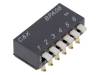 BPA06SB, Переключатель: DIP-SWITCH; 0,1A/5ВDC; Положения: 6; -20?85°C, C & K