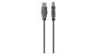 F3U154BT4.8M Cable USB-A Plug - USB-B Plug 4.8m Grey