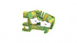 2668720000 Terminal Block, Blade Terminal, 1 x 5.5 mm, 2 Poles, 800V, 41A, 0.34 ... 10mm², Green / Yellow