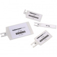 QT10065R [25 шт] Этикетка; полиамид; белый; -40?85°C; UL94V-2; Серия: QT; W:4,7мм