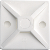 MB5A3-PA66-BK-C1, Cable tie mount 38 mm x 38 mm Black - 151-28530, HellermannTyton