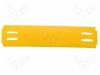 TIPTAG-HF-15X65-POYE Бирки маркировочные; Шир:15мм; Цвет: желтый; Дл:65мм; -40?90°C