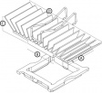 ATS-59001-C2-R0 Теплоотводы 28 mm 3 K/W черный анодированный