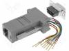 ADPT-RJ45/9M, Адаптер; вилка D-Sub 9pin, гнездо RJ45, BQ CABLE (TME brand)