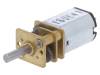 30:1 MICRO METAL GEARMOTOR LP 6V EXTENDE, Двигатель: DC; с редуктором; LP; 6ВDC; 360мА; Ось: D профиль, POLOLU