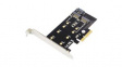 DS-33170 2-Slot M.2 NVMe SSD Expansion Card PCIe 3.0 PCI-E x4