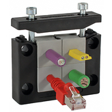 KEL-ER-B4 ATEX, Cable Entry Frame ATEX 73 x 58 mm IP65 Ex No. of grommets=4, Icotek