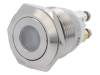 V19-10FD-12G-S Переключатель: антивандальный; Положения: 2; SPST-NO; 0,5A/220ВAC