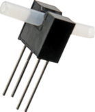 OPB350, Fork type tube liquid sensor 3.2 mm 30 V 6 mA, Optek