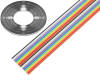 DS1058-20M28-30.5 [30 м] Кабель: плоский; 1,27мм; многопров; Cu; 20x28AWG; ПВХ; 300В; 30,5м