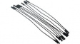 RND 255-00010 [10 шт] Jumper Wire, Female to Female, Pack of 10 pieces, 150 mm, Black