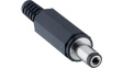 1633 02 Power plug, Male, 5.5 mm