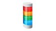 WME-402DFB-RYGB Stacking Beacon, Wall Mount, Red/Orange/Green/Blue, WME, Alternating, 24VDC, White