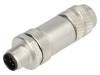22260825 Вилка; M12; PIN:8; "папа"; код A-DeviceNet / CANopen; на провод