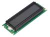 NPC1602LRS-JWB-K Дисплей: LCD; алфавитно-цифровой; STN Positive; 16x2; LED; PIN:14