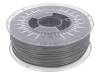 PLA-1.75-GRAY, Филамент: PLA; серый; 1кг; 200-235°C; ±0,05мм; 1,75мм, DEVIL DESIGN