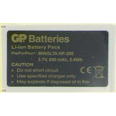 GP DMT001 MINOLTA NP-200, Battery pack 3.7 V 650 mAh, GP Batteries
