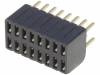 DS1065-08-2*8S8BV Гнездо; штыревой; "мама"; PIN: 16; прямой; 1,27мм; THT; 2x8
