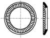 1279920, Шайба; пружинная, зубчатая (внешние зубцы); M8; D=13мм; h=1,4мм, BOSSARD