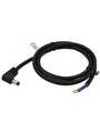 RND 205-01292, DC Connection Cable, 2.1x5.5x9.5mm Plug - Bare Ends, Angled, 1m, Black, RND Connect