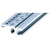 34560-484, Rear long lip rail, Aluminium, Schroff
