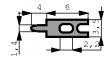 1016l.68 [100 шт] Solder Lug Tin-Plated Brass 1.3 mm