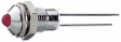 SMQD 060-02 Индикат.лампа: LED; выпуклый; красный; 12?14ВDC; Oотв: O6,2мм; IP40