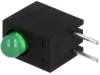 L-93A8CB/1GD LED; в корпусе; зеленый; 3мм; Кол-во диод: 1; 20мА; 60°; 2,2?2,5В