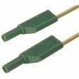 MLS WS 100/2,5 YELLOW/GREEN Safety test lead diam. 4 mm Yellow / Green 100 cm 2.5 mm2 CA
